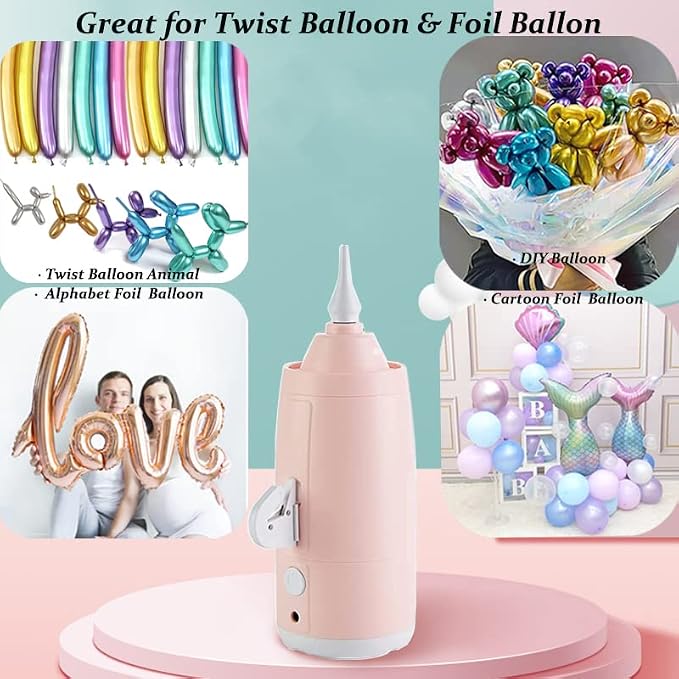 Electric Magic Balloon Pump, Electric Air Inflator Party Air Blower Pump - Image 3