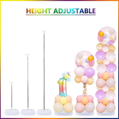 Balloon Column Stand Kit, 6.7Feet Height Adjustable Balloon Tower Pillar - Image 3