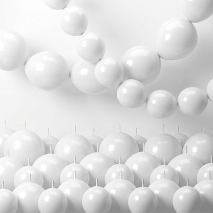 White Quick Link Balloons, Pearl Balloons by Govpy