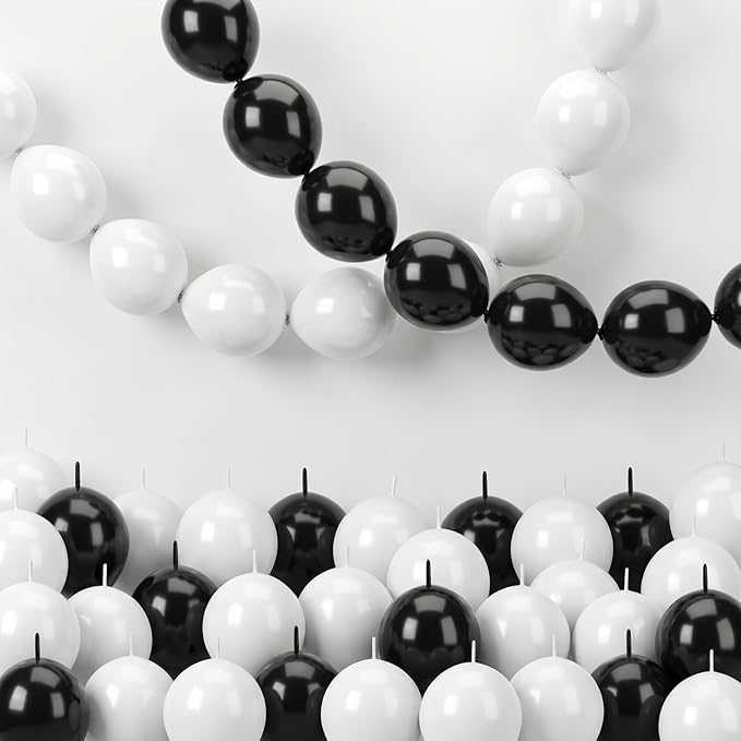 Black and White Quick Link Balloons by Govpy