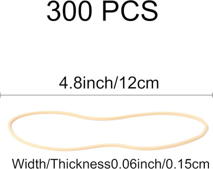 AIWOQI Rubber Bands 300Pcs 4.8in Long Stretchy Rubber Band - Image 2