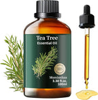 Pure Tea Tree Essential Oil, Mumianhua Natural Purifying Oil for Home & Outdoor Protection, Aromatherapy for Cleansing Air, Diffuser, Hair, Skin & Nail Care, 3.38 Fl Oz
