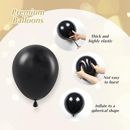 Black and Gold Balloons - Image 3