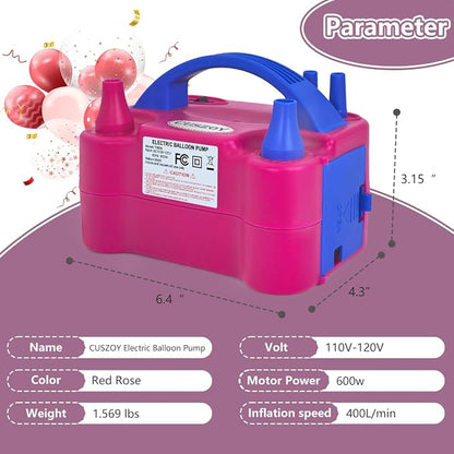 Electric Balloon Pump 600W, Fast Balloon Blower - Image 4