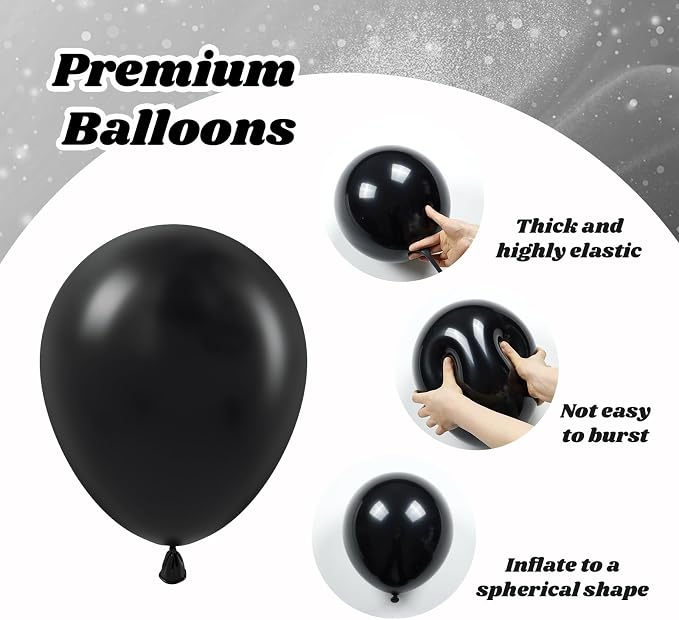 Blue and Black Balloons - Image 3