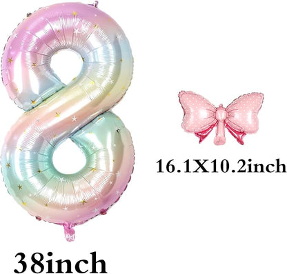 Happy birthday Big Number Balloons Foil Birthday Balloon Number Balloons Happy - Image 2