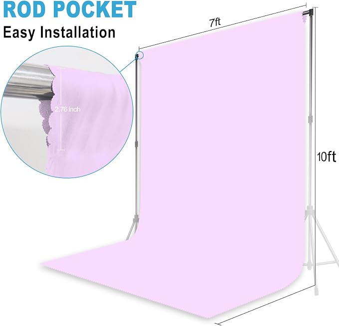 Light Purple Photography Backdrop - Image 2