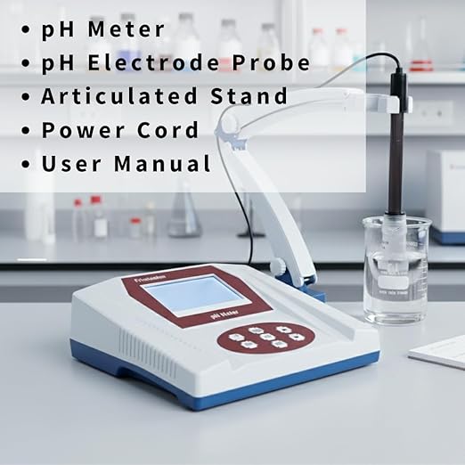 Fristaden Lab Benchtop pH Meter | USA Company | (Standard Lab Electrode)