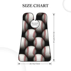 Beard Bib with 3 Suction Cups, Non-Stick Waterproof Hair Catcher Apron, Men's Shaving Essential for Grooming, Cool Baseball Shave Bib