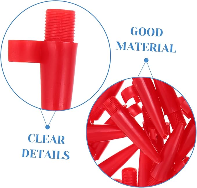 TOYANDONA 20pcs Plastic Air Pump Nozzles - Image 3