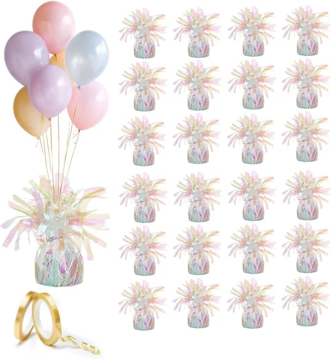 balloon weights are perfect for parties, weddings. Each pack includes 24PCS by Unknown