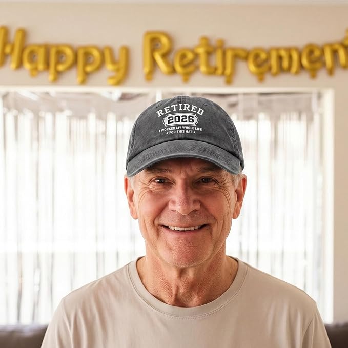 Retirement Gifts for Men Woman 2026 Mens Retired Hat Teacher Coworker Dad - Image 9