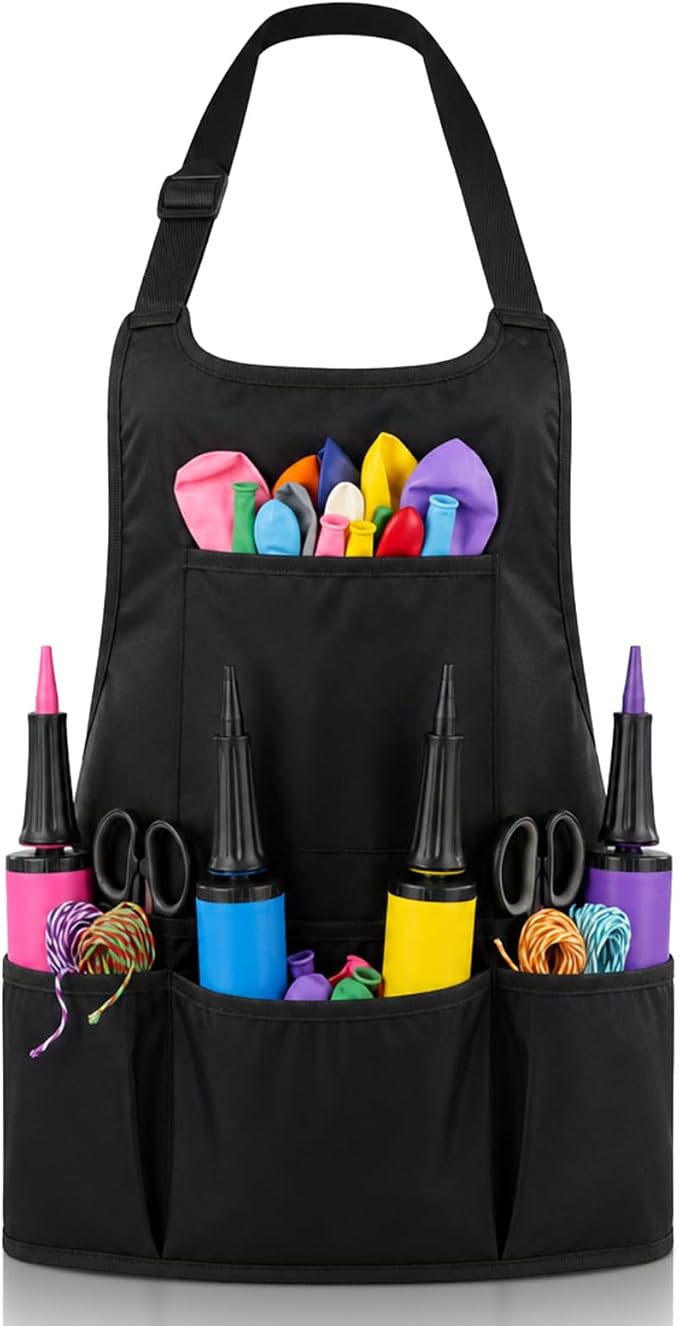 Cuffbow Multi Pocket Balloon Organizer Apron, Balloon Organizer Apron by Cuffbow