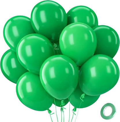 Patimate Green Latex Party Balloons 100 Pack 12 Inch | Balloons by PatimateDirect