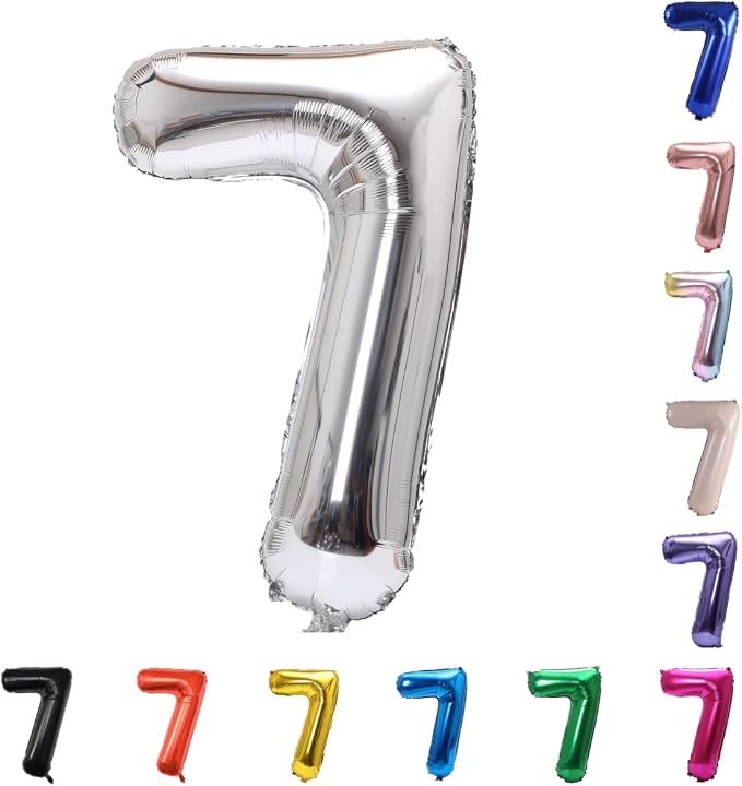 YPSelected 32 Inch Large Foil Helium Number Balloon Birthday Wedding Party 0-9 by YPSelected