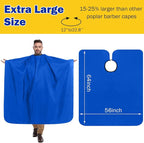 12Pcs Barber Cape 64 x 56'' Large Waterproof Hair Cutting Salon Cape Adjustable Snaps for Hair Dye Salon Stylist Supplies