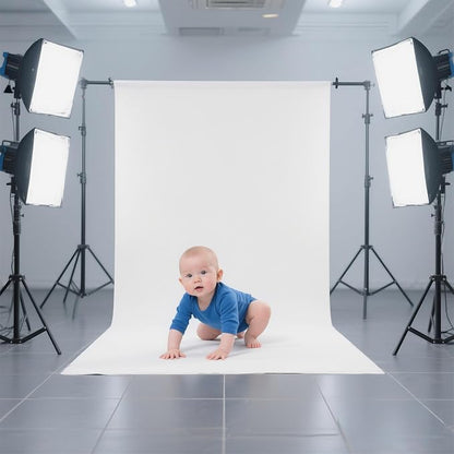 White Photography Backdrop for Photoshoot, Fabric 3x5ft | Versatile Studio - Image 2
