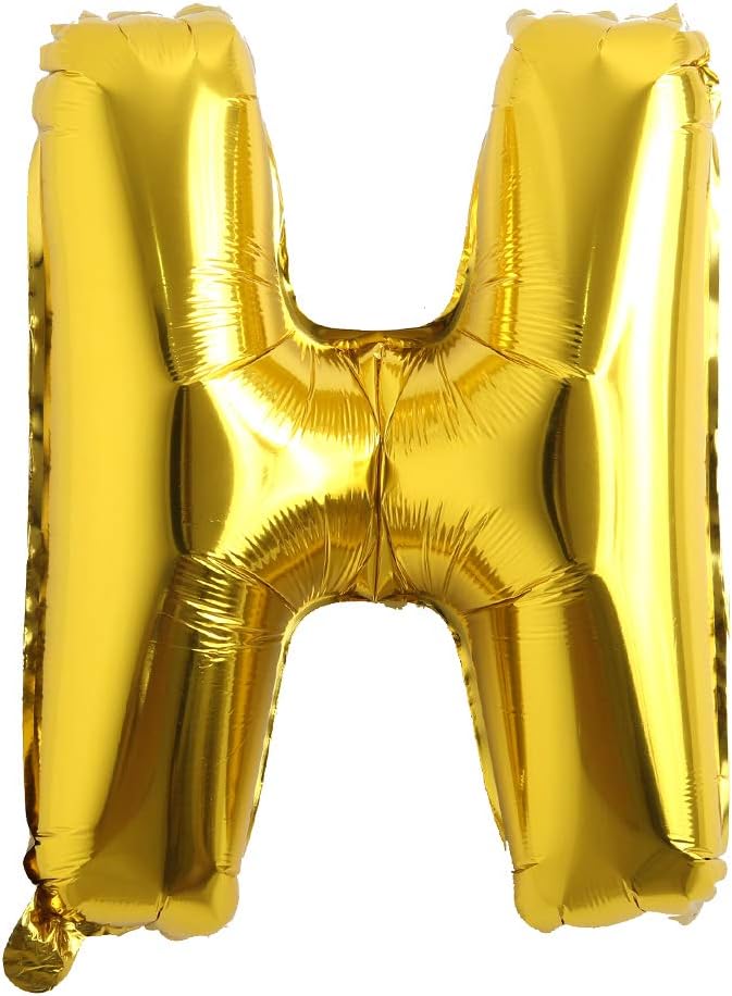 16" Alphabet Letter and Number Balloons Set Package, Aluminum Hanging Foil Film by RUIANSI