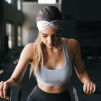 DRESHOW Extra Wide Headbands for Women Cotton Turban Knotted Bandana Head Bands Non Slip Boho Hair Accessories for Sports & Yoga