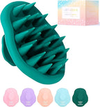 URTHEONE Scalp Massager Shampoo Brush for Hair Growth,Soft Silicone Scalp Scrubber Shower Brush for Women Men Kids Stress Relax&Scalp Exfoliator,Scalp Scrubber for Dandruff Removal (Forest)