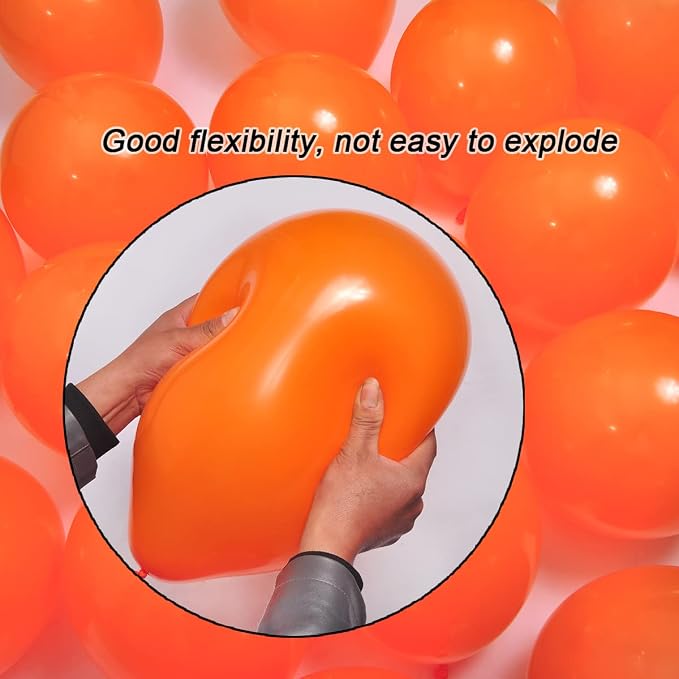 300 Pack Orange Balloons 12 inch Orange Latex Party Balloon Bulk - Image 3