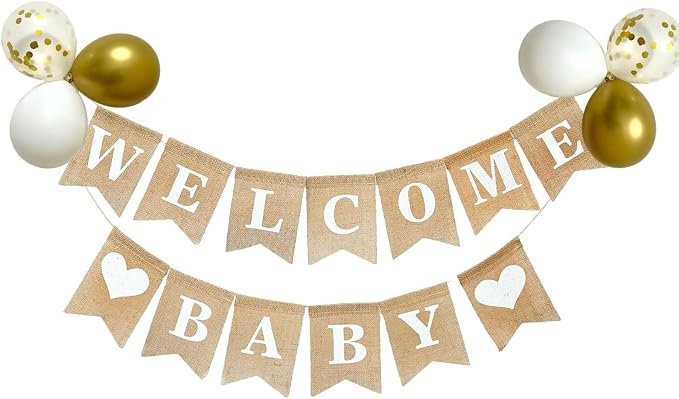 Welcome Baby Banner by Unknown