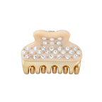 2026 Premium Durable Hair Claw Clip for Women, Original Italian Designed Strong Grip Hair Clips for Normal Fine Thin Hair, No Slip Jaw Clips with Gift Box for Christmas Birthday Girls, 1.7 Inch Beige