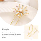 Brishow Gold Star Decorative Hair Pins Hair Clips Bobby Pins for Women