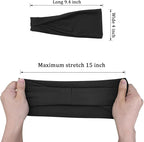 Yoga Headbands for Women, Non Slip Elastic Sweat Hairbands, Solid Color Head Accessories Headscarves Hair Hoop, Sweat-Absorbing Hairbands for Sports, Fitness, Running
