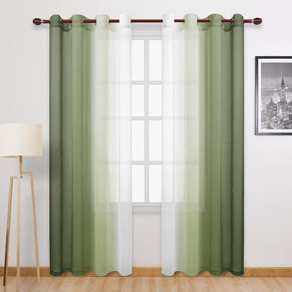 DWCN Ombre Sheer Curtains by DWCN