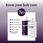 Advanced Biotin Shampoo and Conditioner Set - Sulfate and Paraben Free Shampoo and Conditioner for Thinning Hair with Rice Water Black Castor Caffeine Collagen and Rosemary Essential Oil (16 Fl Oz)
