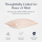 Brooklinen Mulberry Silk Pillowcase – 100% Pure Silk Pillow Case, Soft & Durable, Anti-Friction Comfort, Hight Quality Smooth Texture – Machine Washable & Breathable – Standard Size (Blush)
