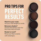 Boldify Hair Fibers Color Sample Kit - Fill In Thinning and Fine Hair for an Instantly Fuller, Thicker Look - 14 Shades for Women & Men - Dark Browns + Black