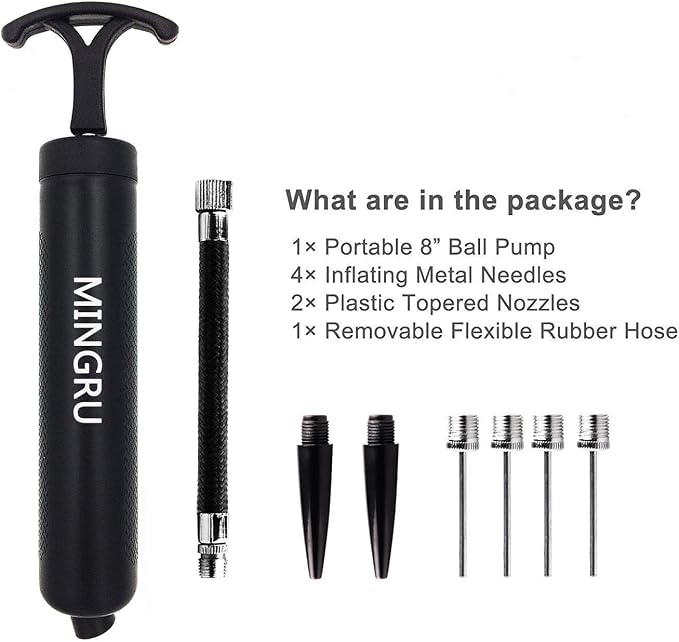 Ball Pump for Basketball, Volleyball, Water Polo Ball & Other Inflatables Air - Image 7
