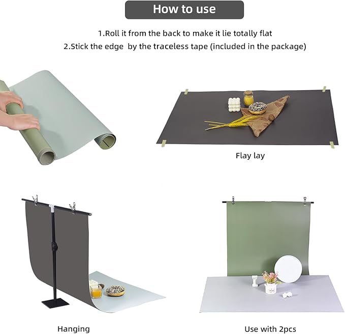 Yoocheese Photography Backdrop Product Photo Background: Small Size Paper - Image 6