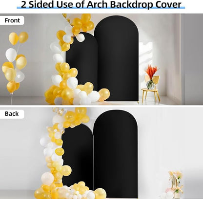 Hemmotop Wedding Arch Backdrop Cover, 2 Sided, Perfect 360° Decor, - Image 6