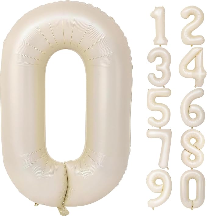 Number Balloons for Birthday Decorations by United-UnicornsParty