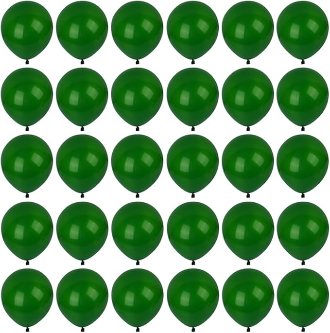 5 inch Dark Green Party Balloons by YicUik