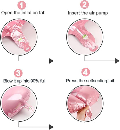 Pearl Pink Number 3 Balloon 40 Inch - Image 6