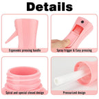 Spray Bottle for Hair (6.8OZ /200ML) Continuous Ultra Fine Mist Sprayer for Hair, Salons, Barber, Plants, Skin Care, Cleaning 2 Pack Pink