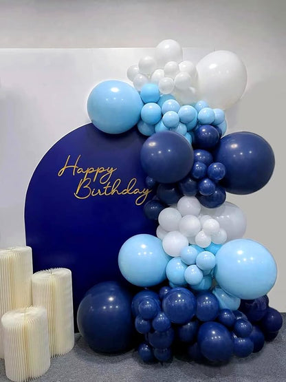 FOTIOMRG 110pcs Light Blue Balloon Garland Arch Kit, 18 12 10 5 inch Light Blue - Image 5