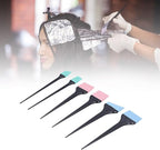 ZJchao Hair Dye Applicator Brushes, 6pcs Silicone Hair Dye Brush Soft Hair Coloring Kit for Home Barber Shop Salon Hair Bleach Tinting Diy Tool Hair Treatments Coloring Brush Set Hair