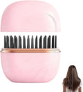 Mini Hair Straighteners, Portable Hair Straighteners Brush, 30s Fast Heating Mini Cordless Straightener with 3 Heat Settings, Rechargeable Hot Comb Heated Hairs Styling Brush, for Home Travel