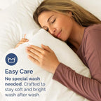 Queen Pillow Cases - 2 Pack - Super Soft Pillowcase Covers - Envelope Enclosure - Hotel Quality Pillow Protectors - Wrinkle Free, Shrink & Stain Resistant - Machine Washable - 20" x 30" (Off White)