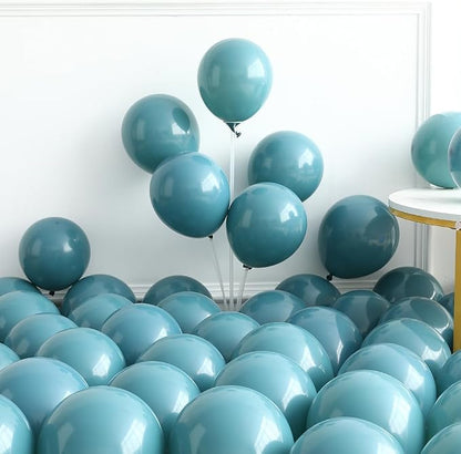 158PCS Teal Balloons Arch Garland Kit, Teal Birthday Party Decorations | - Image 5