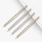 Kitsch Rhinestone Bobby Pins for Women, Stylish and Decorative Hair Accessories | Extra Long Rhinestone Hair Clips for Events | Ideal Gifts for Women - Set of 4, Gold and Silver