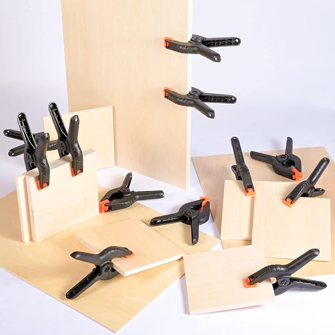 Toresano Spring Clamp, 20 Packs Plastic Spring Clamps Heavy Duty - Image 7