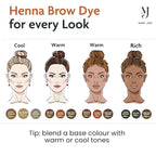 Marie-José & Co Henna Dye Set - Professional Henna Tint for Spot Coloring - Good for 50 Applications (Blond)