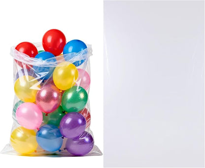 2 Pack Large Balloon Bags for Transport, 98 x 59 Inches Plastic Balloon Storage by Unknown