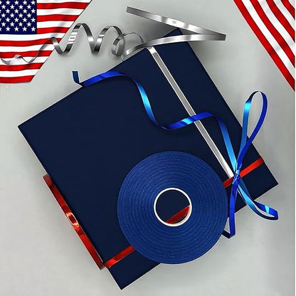 3 Rolls Patriotic Ribbon, 4th of July Curling Ribbon - Image 3